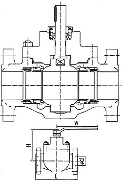 Ball Valves Trunnion Mounted Ball Valve Top Entry Class 900
